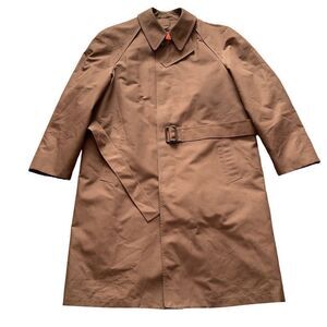 London Fog Brown Trench Coat With Removable Quilted Lining Size 40 Reg